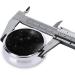Black and White Galaxy Round Pill Box | 3-Compartment Organizer | Portable Travel Solution - Buy Online on GoSupps.com