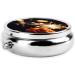 Shop Beautiful Fireworks Printed Mini Round Pill Box - 3 Compartment Portable Organizer for Travel Home & Office Use - Buy Online on GoSupps.com