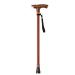 Adjustable Canes Multifunctional Walking Sticks for The Elderly Telescopic with LED Lights Lightweight Outdoor Aluminum Alloy Crutches Star of Light Brown