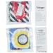 Vicloon Baby Soft Books Black and White Baby Bath Cloth Book High Contrast Foldable Soft Fabric Quiet Book Touch and Feel Crinkle Cloth Books for Babies Infants Toddlers First Book (Goose) - Buy Online on GoSupps.com