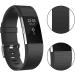 Buy Tobfit Replacement Silicone Sports Bracelets for Fitbit Charge 2 - 2-Pack Black & Gray | Durable & Comfortable Fitness Bands - Buy Online on GoSupps.com