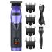 Hair Clippers for Men Hair Finishing Electric Hair Clipper Digital Display High Power Hair Clipper Razor S11 Electric Grass Trimmer for Men Barber (Color : Purple)
