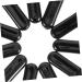 Outanaya 100pcs Mini Eyeshadow Swab Lipstick Brush Applicator Eyelash Spoolie Lip Balm Brush Plastic Black - Buy Online on GoSupps.com