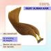 KOCONI 20 Nano Ring Hair Extensions - Real Human Hair, Remy Nano Beads, 50g - #6 Chestnut Brown - Buy Online on GoSupps.com