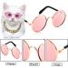 5 Pieces Pet Glasses | Fashion Sunglasses for Dogs & Cats | Retro Style Small & Medium Pet Sunglasses - Buy Online on GoSupps.com
