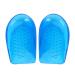 Gel Heel Cushions Silicone Plantar Fasciitis Heel Cups Shock Absorption Supination Correction Insoles Gel O/X Leg Correction Insoles Foot Orthotic Arch Support Shoes Insert Pads(S34-40)