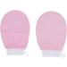 Nylon African Exfoliating Net African Long Net Bath Sponge with Ropes Body Exfoliating Net Back Scrubber with Bathing Gloves Achieve Smooth Soft Silky Skin for Daily Shower Roseate Beige - Buy Online on GoSupps.com