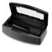 LXIANGN Nail Art Tool Sterilizer Tray Plastic Clean Sterilizing Box Storage Organizer for Nail Tweezers Hair Salon Spa & Cutter Manicure Equipment (Upgrade - Black)