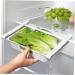 Mikikit 4 pcs Fridge Multi-purpose Container Egg Household White Refrigerator Fruit Storage Case for Drawer Whitex2pcs 26x18cmx2pcs - Buy Online on GoSupps.com