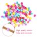 100 Mini Hair Clips - Colorful Pearl Hair Clips for Women & Girls | Plastic Hair Clamps & Needles in Box - Buy Online on GoSupps.com