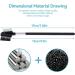 Double-Sided Eyebrow Brush 2-in-1 - Eyelash Comb for Lashes & Brows - 3PCS - Buy Online on GoSupps.com