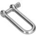 10Pcs M40 Stainless Steel D-Shackle Straight Anchor Screw Pin Chain Connector - Buy Online on GoSupps.com