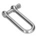 Leyeet Long D Shackle 304 Stainless Steel Straight Anchor Screw Pin Chain Wire Rope Connector3Pcs M121 Human Ear Model SIL Ear Model Human Ear Model SIL Ear Model Left Ear Model Human Ear Model H