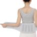 Self-Heated Lumbar Support for Back Pain Relief - Physiotherapy Massage Device with 24 Magnets for Men & Women - Gray L/Large - International Shipping Available - Buy Online on GoSupps.com
