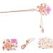Mikinona vintage hair stick classical modeling bun China hair claw clips Hair up Miss Opal Chopsticks flowers women's the flowers hair sticks for buns flower tassel hairpin - Buy Online on GoSupps.com