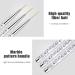 Sularpek Professional Nail Art Liner Brush Set - 3PCS UV Gel Painting Brushes for Short Strokes, Details, Blending, and Elongated Lines - White Marble Design - Buy Online on GoSupps.com