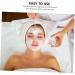 NUSITOU Beauty Facial Mud Mixing Bowl Facemask Skin Care Tools for Spatula Applicator Tools Beauty Kit Makeup Tools Facial Mask Brush Brushes Body Aluminum Suite White Make up - Buy Online on GoSupps.com