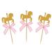 TOYANDONA Lovely Carousel Horse Cupcake Toppers Cake Picks for Kids Birthday Wedding Baby Shower Party Cake Decoration 20 Pieces