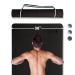 GOGOKIWI Large Yoga Mat (6'x4'/3') Extra Wide 1/4 Inch Thick Workout Mat for Women Men, Non Slip Exercise Mat for Home Gym, Yoga, Pilates, Stretching & Fitness (6 x 3 ft) Just Black