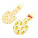 PopetPop 2 Parts Parrot Suit parallel pilot diapers Pilot costume Tauben airsuit bird flight suit Parrot Windula Nymphatic fate Sittich-Windel L yellow