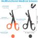 FCSNJH 2-Piece Bandage Scissors Set | Rust-Free Steel 19cm Bent Medical Scissors for Nurses Medical Students & Emergency Rooms - Buy Online on GoSupps.com
