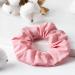 Fairhair 2 Pink Scrunchies & 3 Hair Ties Set | Organic Cotton & Natural Rubber | Metal-Free Plastic-Free | Gentle on Hair & Eco-Friendly - Buy Online on GoSupps.com