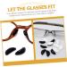 Lalafina Self-Adhesive Glasses Nose Pads - 40 Pairs Anti-Slip Support for Comfortable Eyewear | Portable Gel Accessories - Buy Online on GoSupps.com
