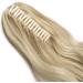 Silk-co 18inch Bleach Blond Long Curly Ponytail Extensions Claw on Synthetic Clip in Hairpiece Pony Tail Extension 18inch (Pack of 1) Bleach Blond - Buy Online on GoSupps.com