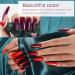 evpct Dark Ruby Red Gel Nail Polish Set - 5Pcs Kit for Women | Soak Off UV LED Cured | Summer Autumn Fall Colors | Holidays Gift | Nail Art -D SetD - Buy Online on GoSupps.com