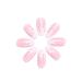 VATOCU Short Pink French Flame Coffin Press-On Nails - 24 Shiny Ballerina Nail Tips for Women & Girls - Buy Online on GoSupps.com