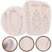 Alipis 2pcs Leaf Mold Clay Molds Cake Pops Mold Chocolate Candy Molds Silicone Mold Party Candy Mold Adorable Baking Molds Decor Small Cake Mold Chocolate Mold White Silica Gel Leaf Shape - Buy Online on GoSupps.com