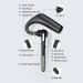 Bluetooth Headset - Wireless Headset with Microphone 90 Days Standby/110 Hours Talktime, Bluetooth Earpiece for Cell Phone/PC Tablet/Laptop Computer, Headphones for Trucker/Driver/Business - Buy Online on GoSupps.com