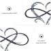 Alipis 1pc Pendant Decor Emblems Metal Wall Hanging Heart Steel Heart Wall Art Heart Heart-shaped Ornament 30x26cm Silver - Buy Online on GoSupps.com