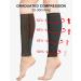 Buy 2 Pairs Medical Compression Stockings 20-30 mmHg for Men & Women - Calf Support for Varicose Veins & Edema - 3XL/2X Black - Buy Online on GoSupps.com