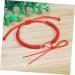 WRITWAA 16 Pcs Buddhist Red Bracelet Dainty Bracelets Red DIY Bracelet Hand Jewelry Woven Bracelets Bulk Bracelets Adjustable Red Braided Bracelets Men and Women Rope Manual Accessories 12x12cmx5pcs Redx5pcs - Buy Online on GoSupps.com