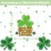 240 Pcs Shamrock Temporary Tattoos for Kids - Safe, Waterproof Bulk Stickers - Children's Temporary Tattoo Toys for St. Patrick's Day Parade and Irish Party - 60 Unique Clover Designs - Buy Online on GoSupps.com