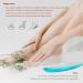 Premium Glass Foot File | Callus Remover with Etching Technology | Portable Foot Scraper for Cracked Heels | Shining Blue - Ideal for Wet & Dry Feet - Buy Online on GoSupps.com