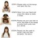 Glamza Clip In Fringe 'Big Bang' Dark Brown Hairpiece for Women - Sideburns Optional - Buy Online on GoSupps.com