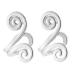 CZQIKEDA acupressure slimming earrings 1/3 pairs not penetrating acupressure earplugs weight loss earrings lymph-detox ear clip for men and women silver uniform size