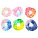 Valiclud 6 pieces including hair hair tie elastic rainbow color hair bands scrunchy bobbles soft hair tie ropes accessories for women or girls