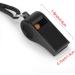 Plastic Whistle with Lanyard - 24PCS Loud Clear Black Whistles for Coaches, Referees, and Officials - Buy Online on GoSupps.com
