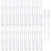 Transparent Twist Pens 20Pcs 3ml Nail Twist Pens Empty Transparent Nail Oil Pen with Brush Empty Cuticle Oil Pen Cosmetic Container Pen with 2Pcs Transfer Pipettes for Lip Gloss Teeth Whitening Liquid