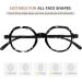 Eyekepper Retro Design Reading Glasses for Women & Men - Vintage Small Lens Eyeglasses +1.50 Diopter Transparent Tortoise - Buy Online on GoSupps.com
