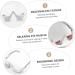 Partykindom Eye Massage Device - Stress Reduction Eye Care Tool for Fatigue Relief - Electric Eye Massager in White - Buy Online on GoSupps.com