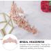 FRCOLOR Pink Tiara Crown Crystal Silver Headband Diamond Bridal Headdress Wedding Prom Crown Hair Accessories for Women Girl Birthday Wedding Christmas Party Favor Ornaments - Buy Online on GoSupps.com