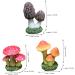 Toddmomy Mushroom Decor 6pcs Simulated Mushroom Flower Pots Plant Mushroom Statue Decor Mushroom Figure Mini Crafts - Buy Online on GoSupps.com