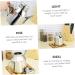 Zerodeko 3pcs Sauce Pot Kitchen Storage Container Oil and Vinegar Dispenser Oil Pot Olive Oil Cruet Olive Oil Dispensers Bottle Steel Container with Lid Cooking Multipurpose Seasoning Metal 16X13X9.5CMx3pcs Silverx3pcs - Buy Online on GoSupps.com