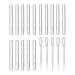Kalolary 15Pack 3ML Nail Oil Pen Container with Brush Tip Empty Cuticle Oil Lip Gloss Container Applicators Eyelash Growth Liquid Tube with 5PCS Transfer Pipettes