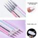 LuLiyLdJ 5-Piece Nail Brush Set with Double-Ended Dotting Tool | Nail Pen for Painting | Nail Art Brush Kit - Buy Online on GoSupps.com