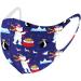 Riou 5-Piece Children's Christmas Face Masks | Washable Silk Breathable Neck Scarves for Girls - Buy Online on GoSupps.com
